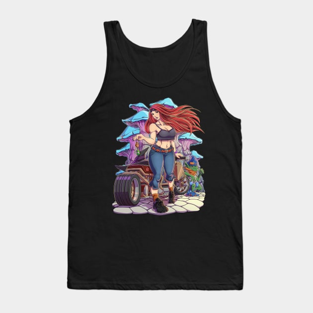 Biker Witch Tank Top by Toro Comics